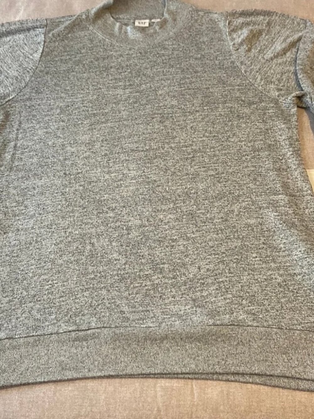 EUC Gap Gray Long Sleeve Sweater Top Sz M